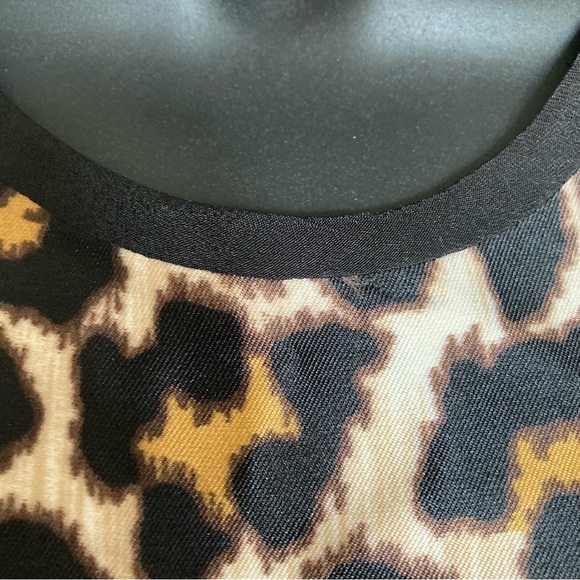 J. Crew Animal Print Sleeveless Dress Size 4 - Picture 5 of 15